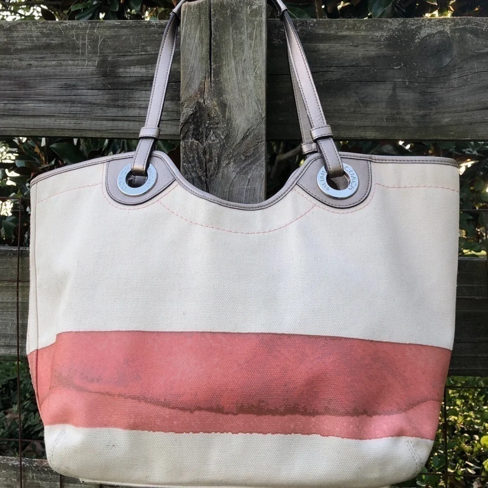 Coach 19273 Beach Nautical Shell Motiff Bag Purse